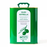 3 litros de Aceite Temprano ,De la Cooperativa Virgen De La estrella de Navas de San Juan